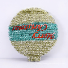 Wholesale Glitter Tinsel ball with the letter Christmas Decoration